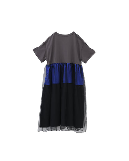 アップリケカラフルティアードワンピース [162-0105-1]