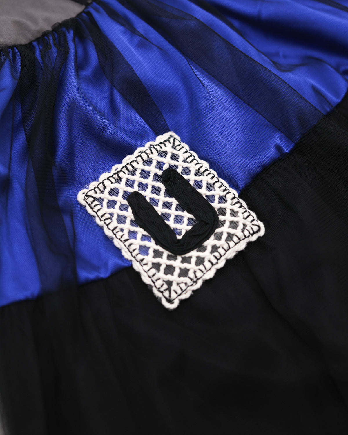 アップリケカラフルティアードワンピース [162-0105-1]