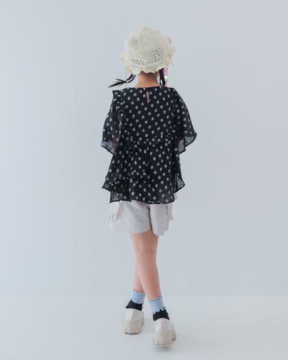 alphabetオーガンジーフレアースリーブ [162-0604-1]