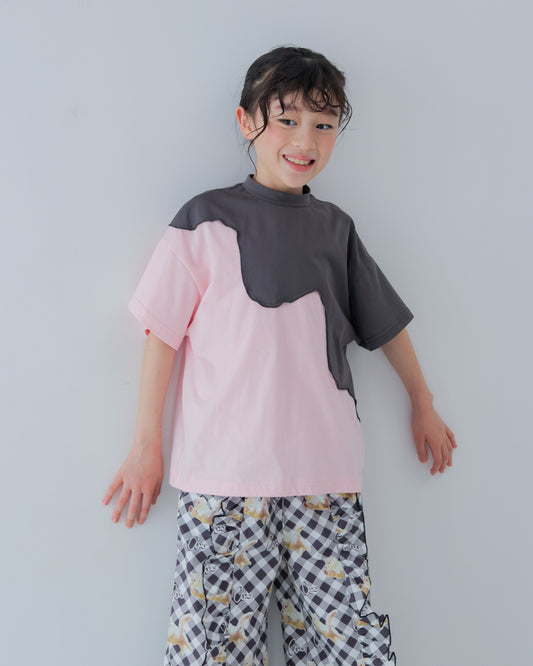 twoピースバイカラーTシャツ [162-1405-1]