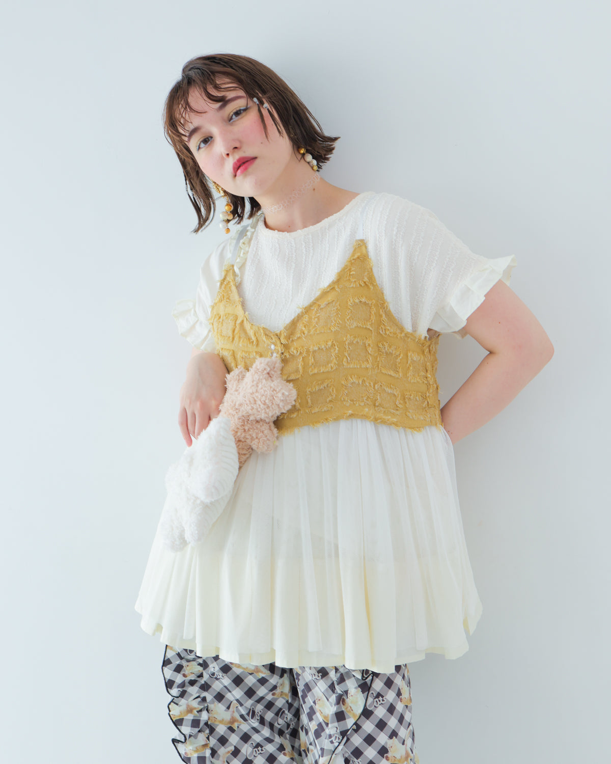 フリンジキャミビスチェ [162-0301-2]