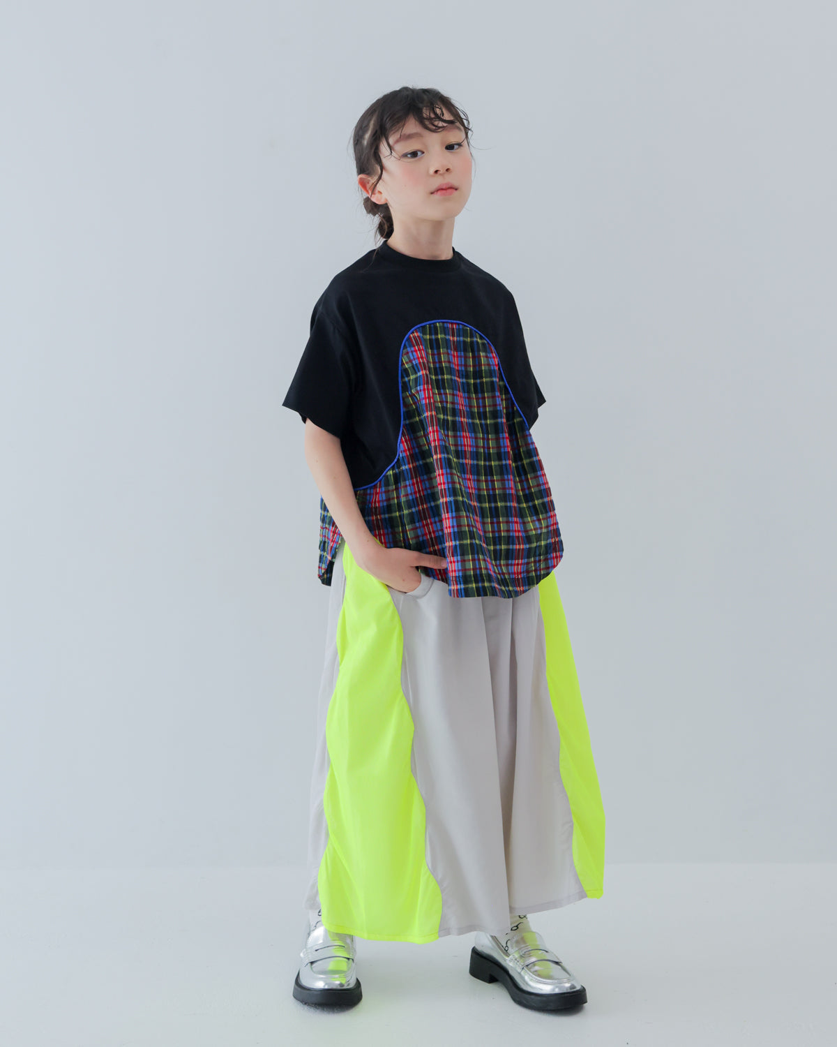 まんまる切り替えTシャツ [162-1402-1]
