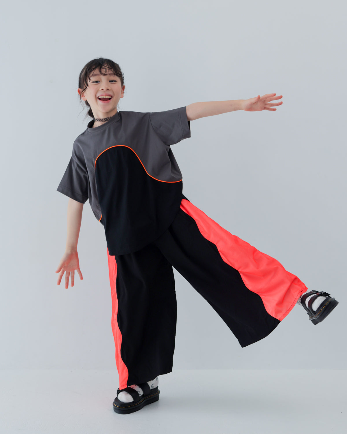 まんまるネオンラインT シャツ [162-1403-1]