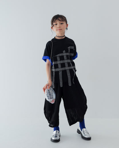 チェックテープT シャツ [162-1404-1]