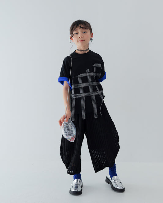 チェックテープT シャツ [162-1404-1]