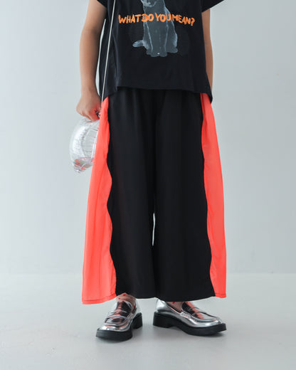 サイドメッシュワイドパンツ [162-0902-1]