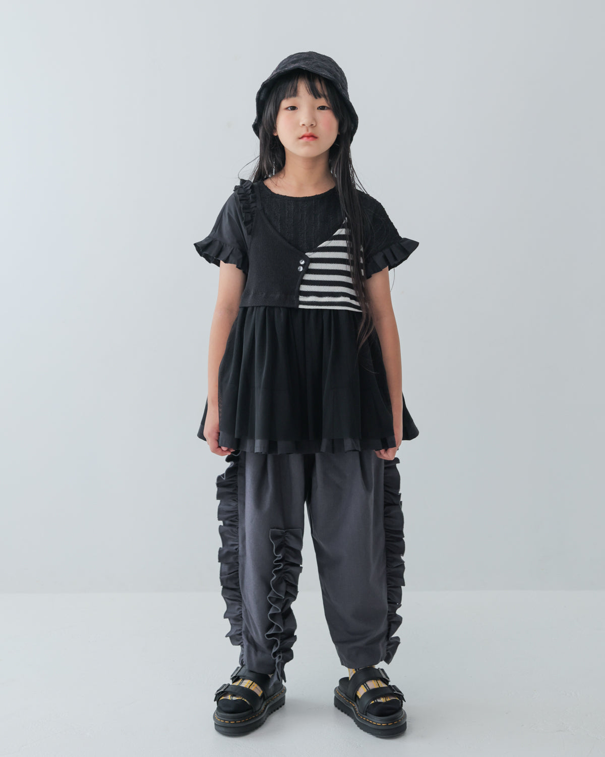 モノトーンキャミビスチェ [162-0302-1]