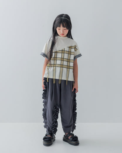 チェックテープT シャツ [162-1404-1]