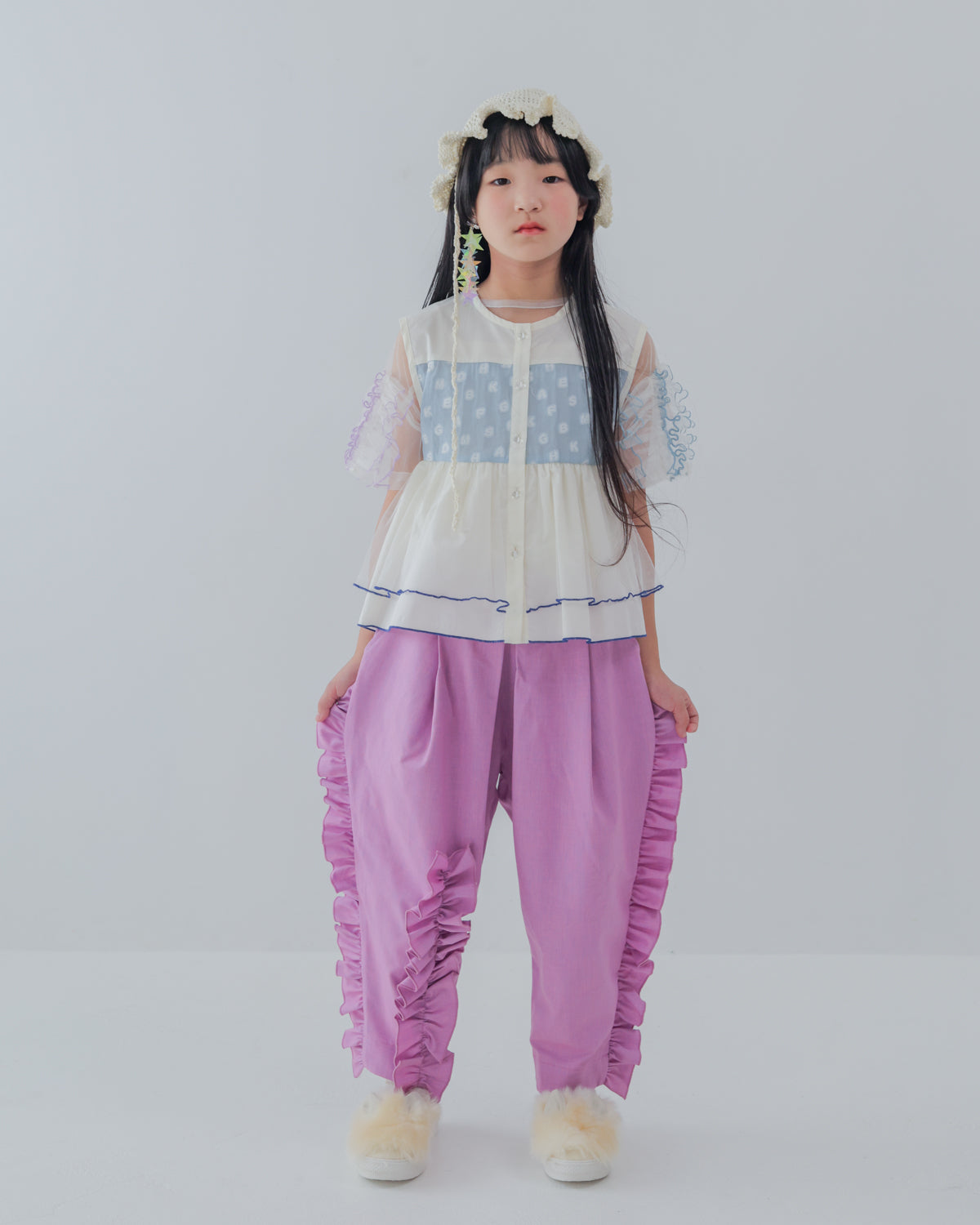 alphabetオーガンジーベスト [162-0303-1]