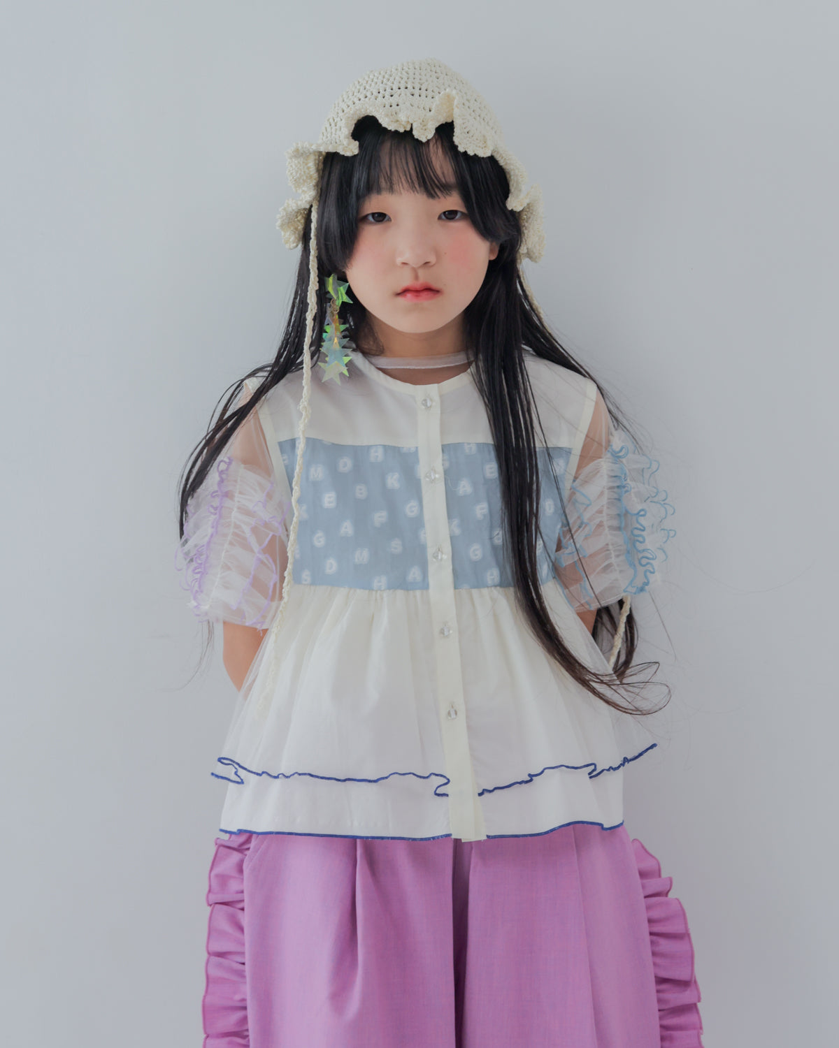 alphabetオーガンジーベスト [162-0303-1]