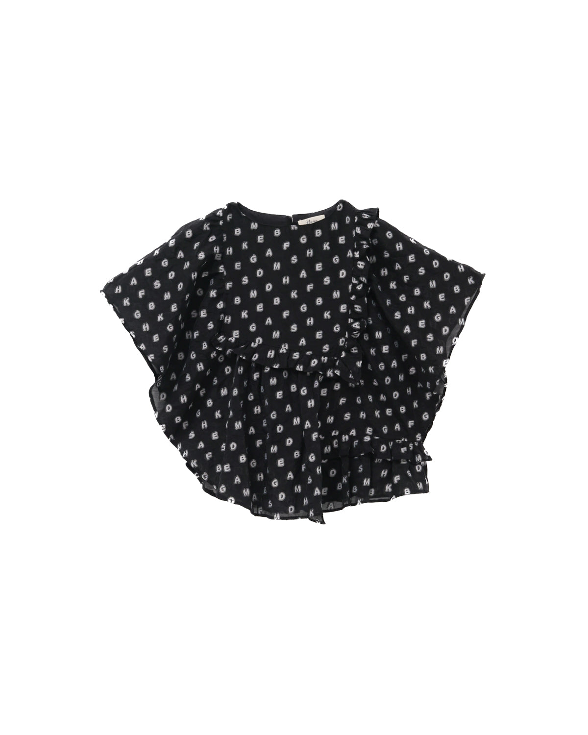 alphabetオーガンジーフレアースリーブ [162-0604-1]