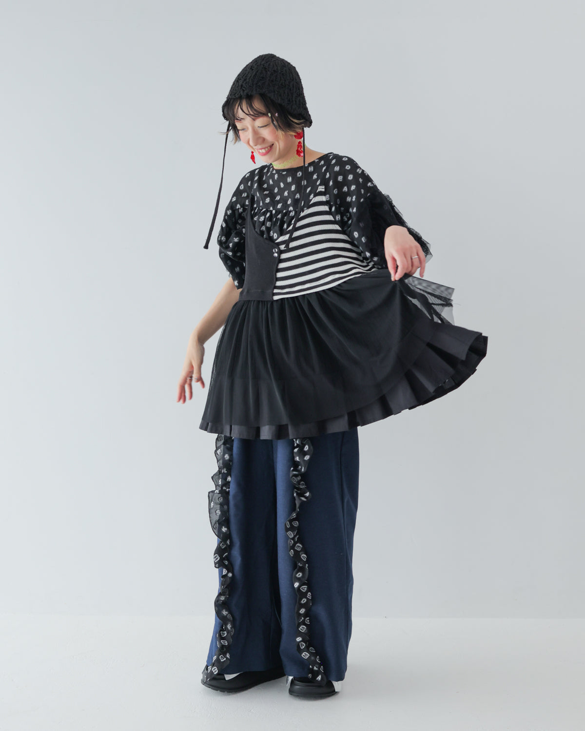 モノトーンキャミビスチェ [162-0302-2]