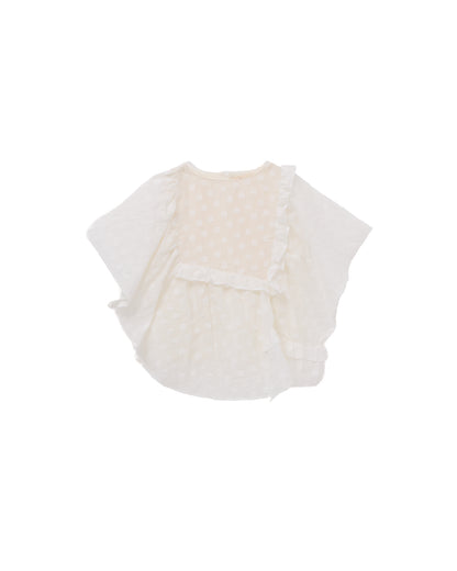 alphabetオーガンジーフレアースリーブ [162-0604-1]