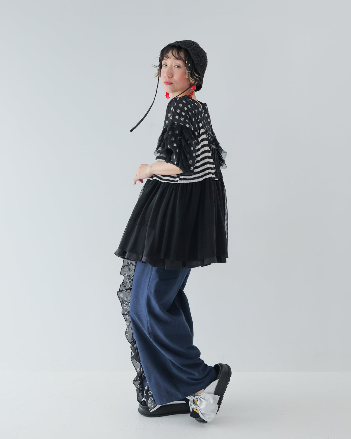 モノトーンキャミビスチェ [162-0302-2]