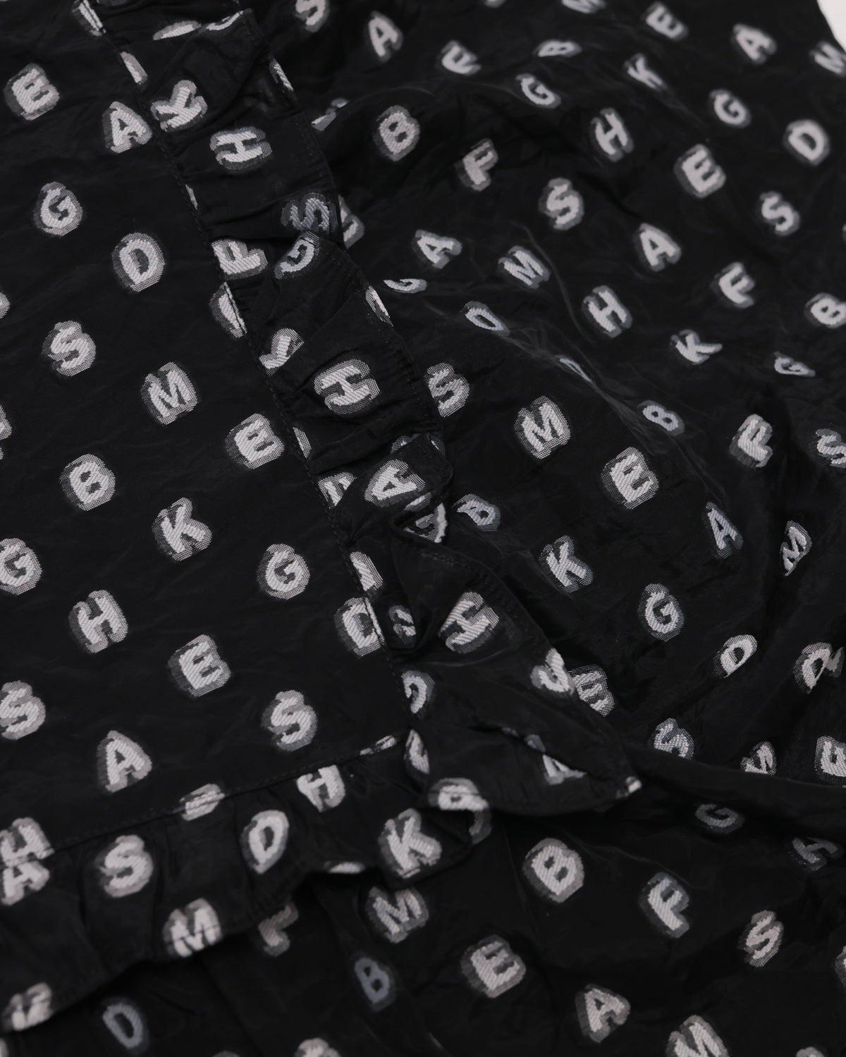 alphabetオーガンジーフレアースリーブ [162-0604-1]