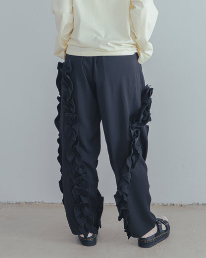 アシメフリルパンツ  ladies   [352-0907-2]