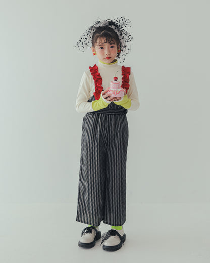配色フィンガーハイネックtee     [352-1403-1]