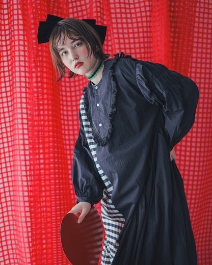 2ピースブロックチェックワンピース ladies  [352-0103-2]