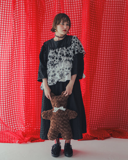 シャワードットレイヤードワンピース  ladies [352-0105-2]