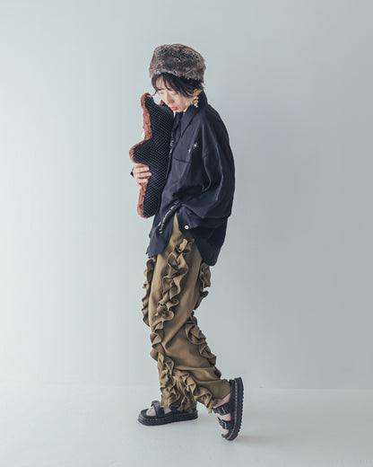 アシメフリルパンツ  ladies   [352-0907-2]