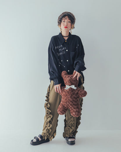 アシメフリルパンツ  ladies   [352-0907-2]