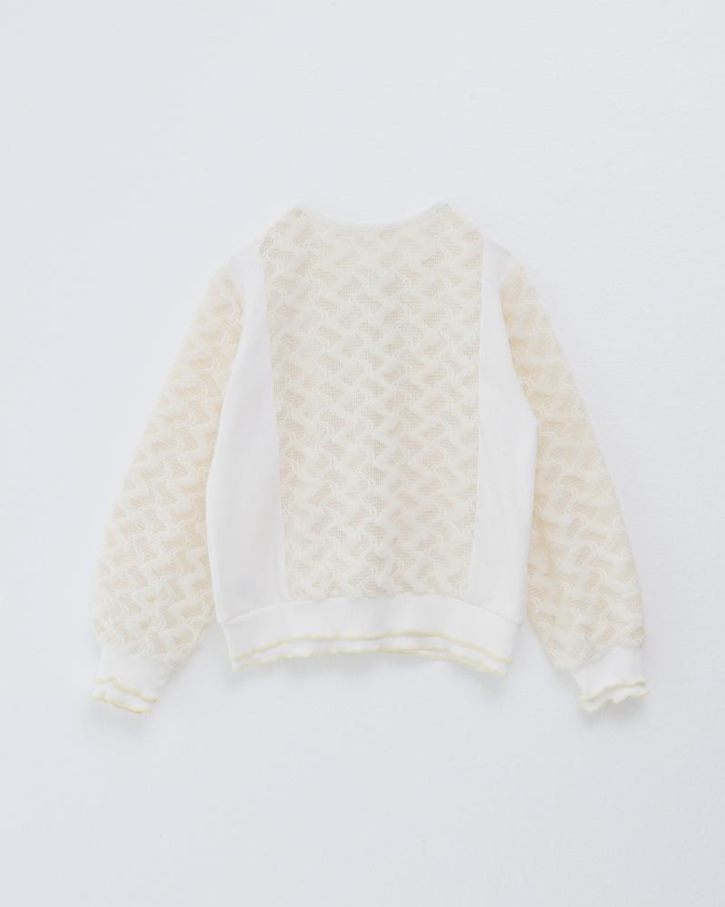 メッシュファーカラフル カーディガン[362-0501-2]
