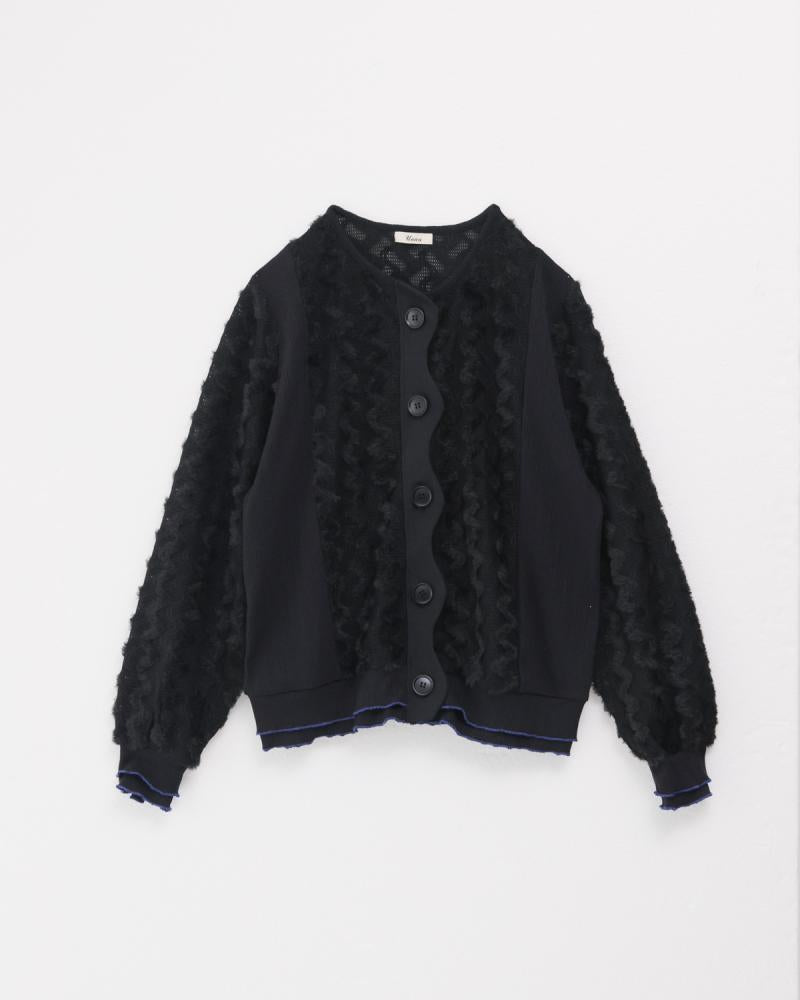 メッシュファーカラフル カーディガン[362-0501-2]