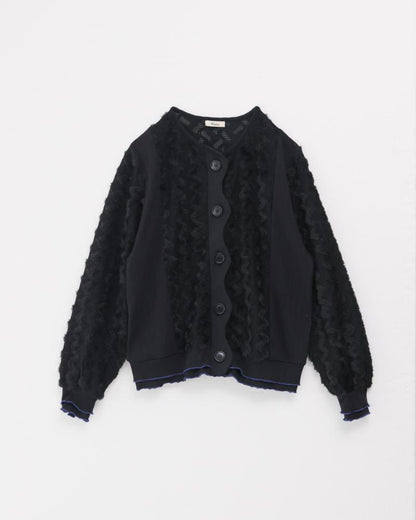 メッシュファーカラフル カーディガン[362-0501-2]