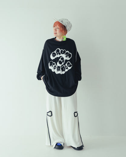 リボンラインリブパンツ[362-0905-2]