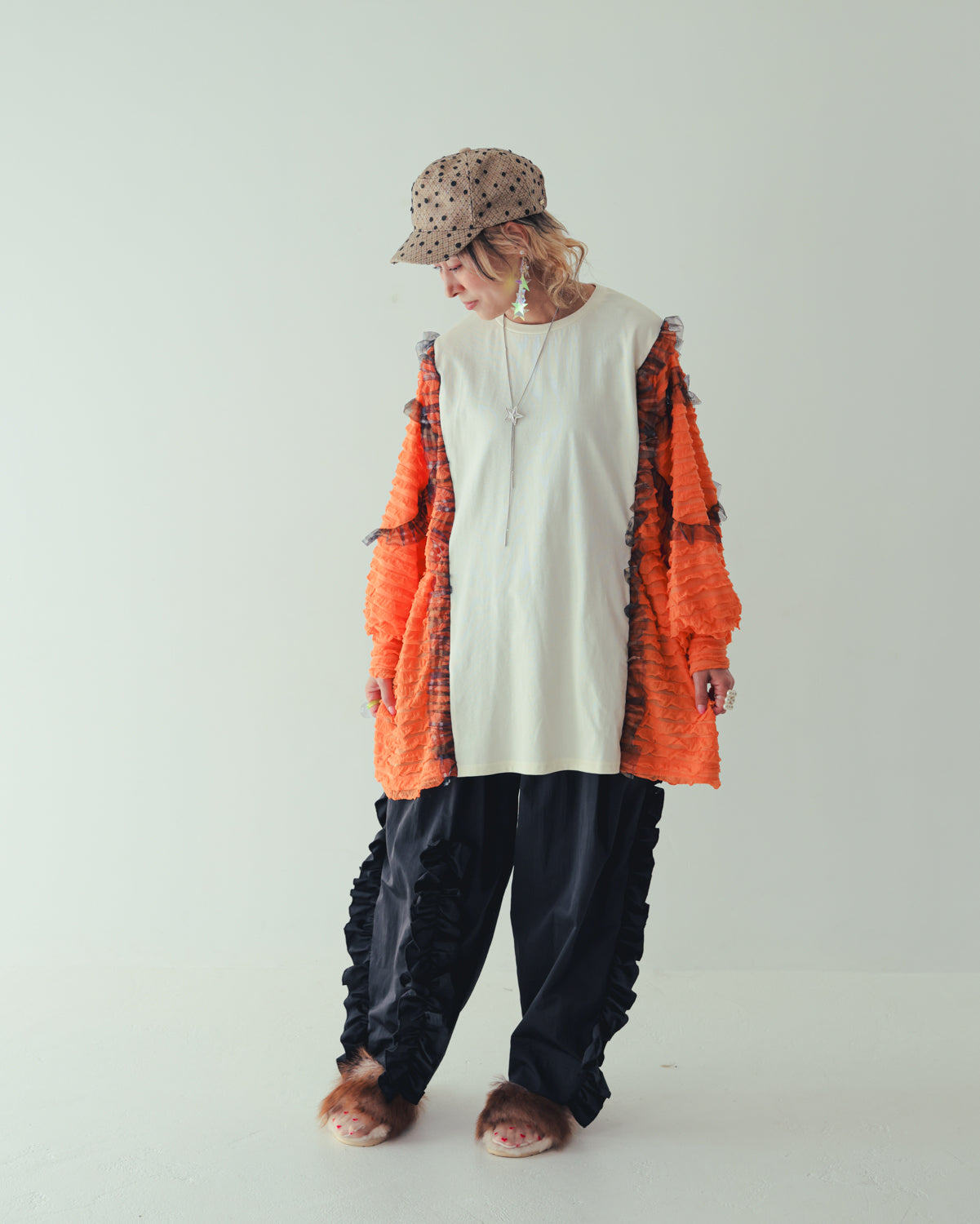 フリルミックスtee[362-1403-2]