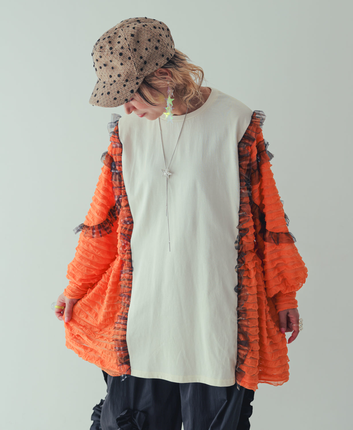 フリルミックスtee[362-1403-2]