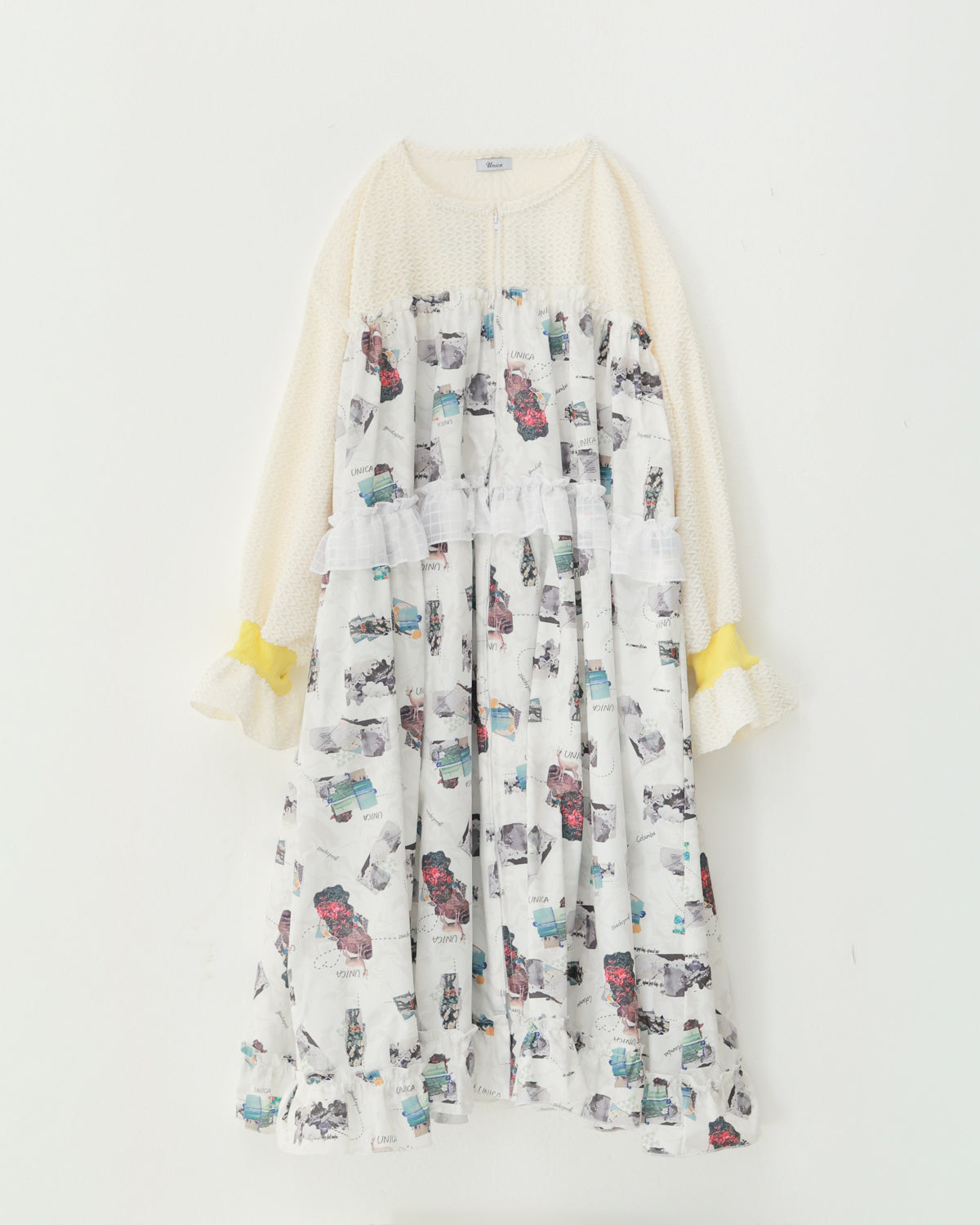 コラージュジャーニーzipワンピース[362-0102-2]