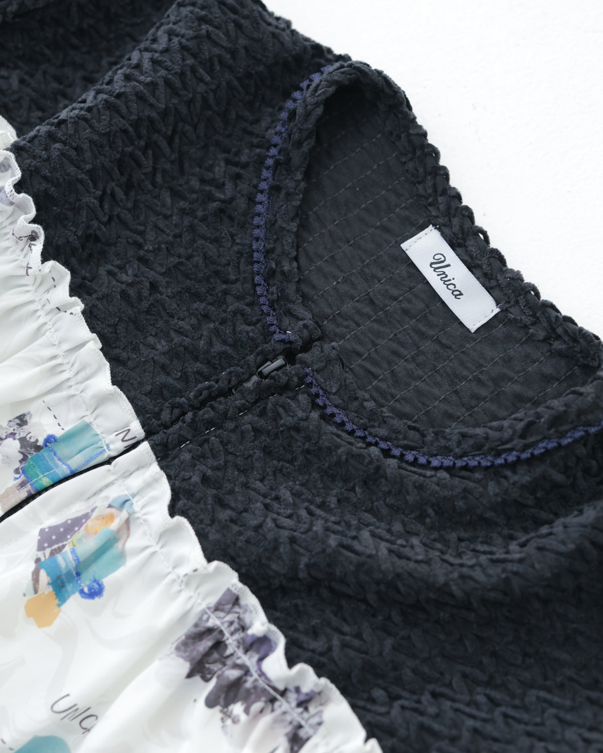 コラージュジャーニーzipワンピース[362-0102-2]
