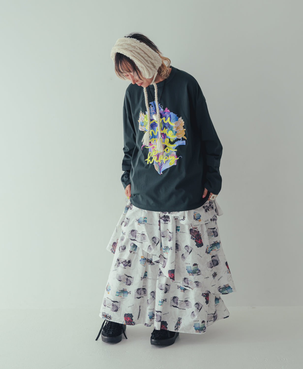 blooming カットソー tee[362-1412-2]