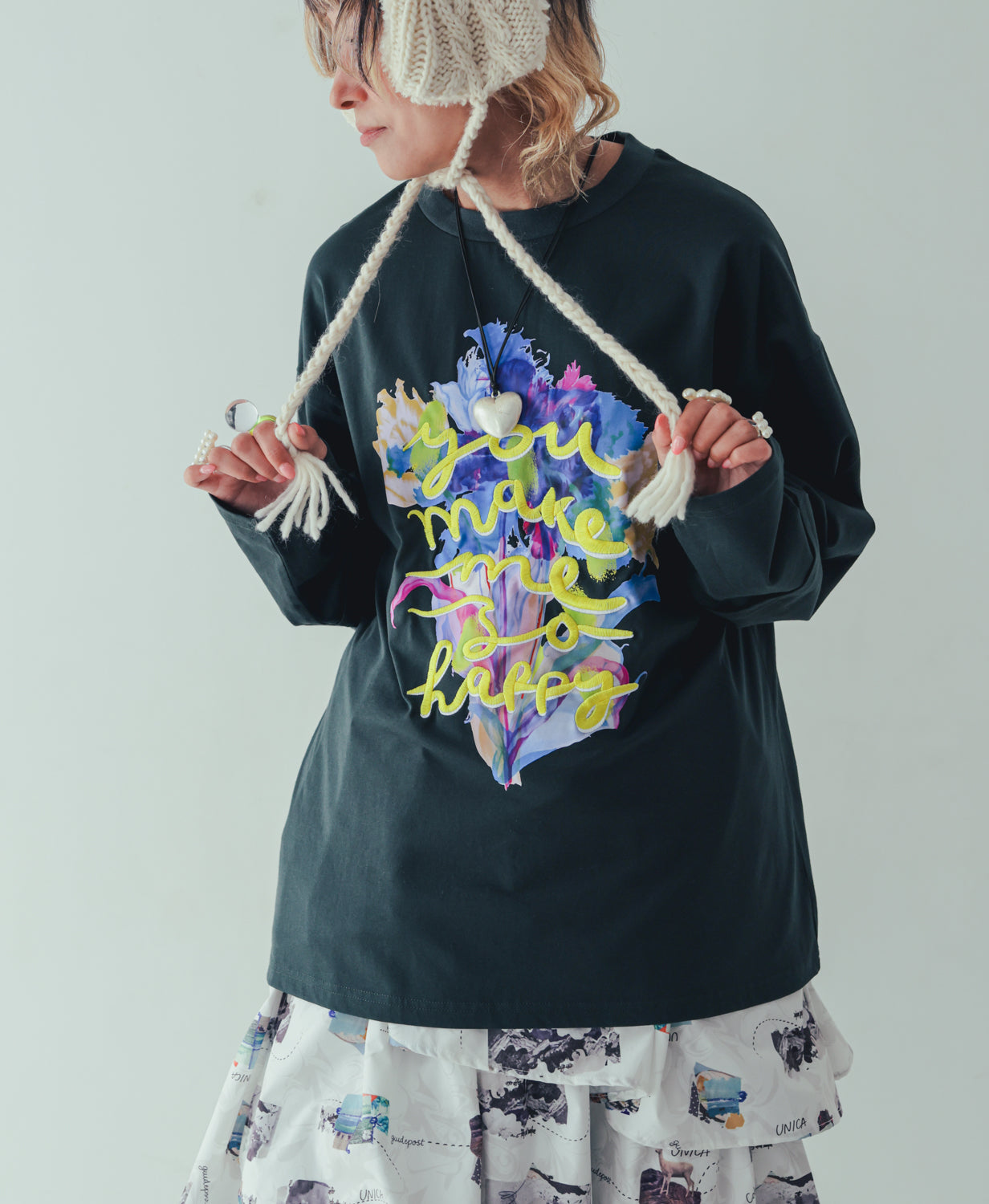 blooming カットソー tee[362-1412-2]