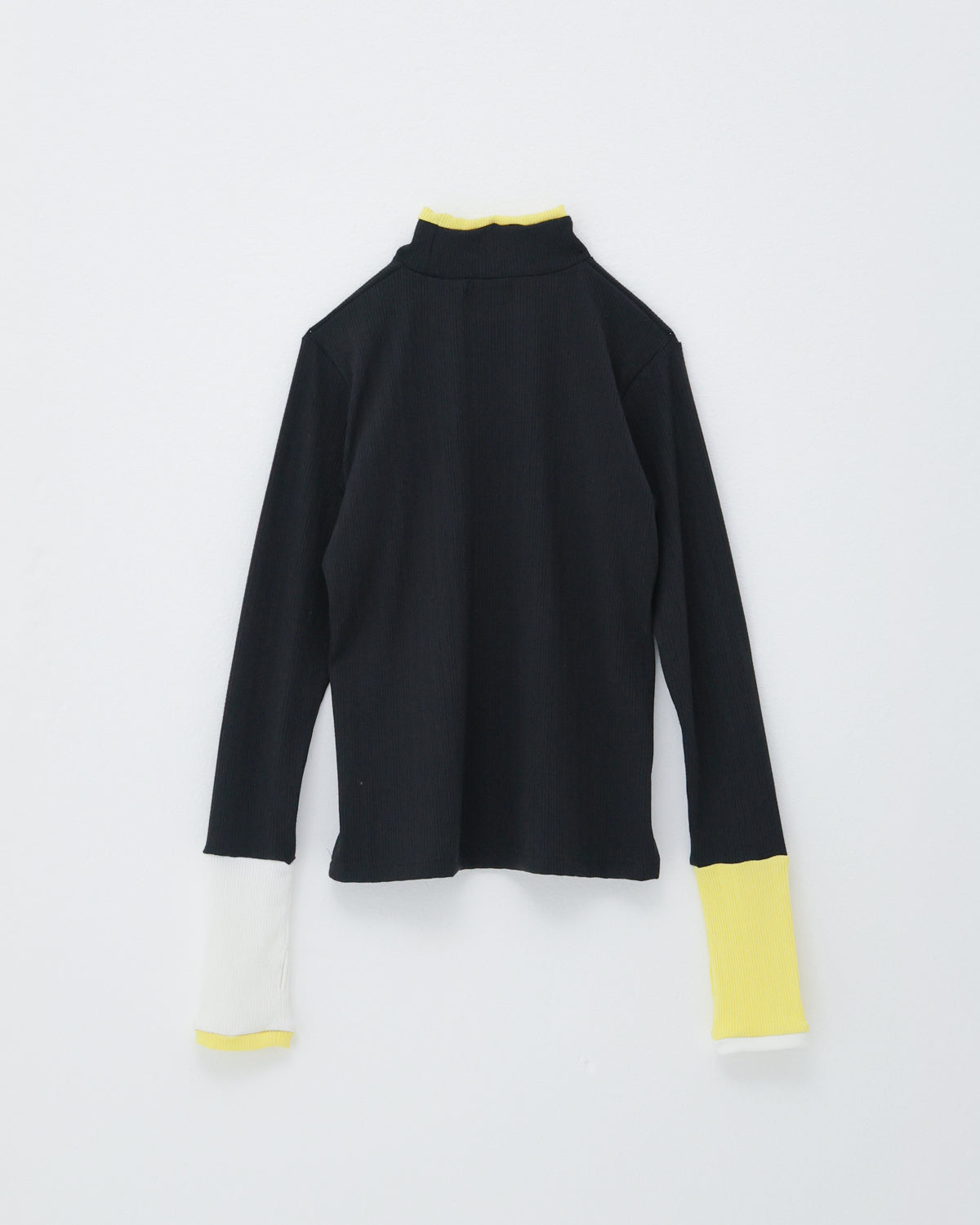 モノトーンフィンガーハイネックtee[362-1407-1]