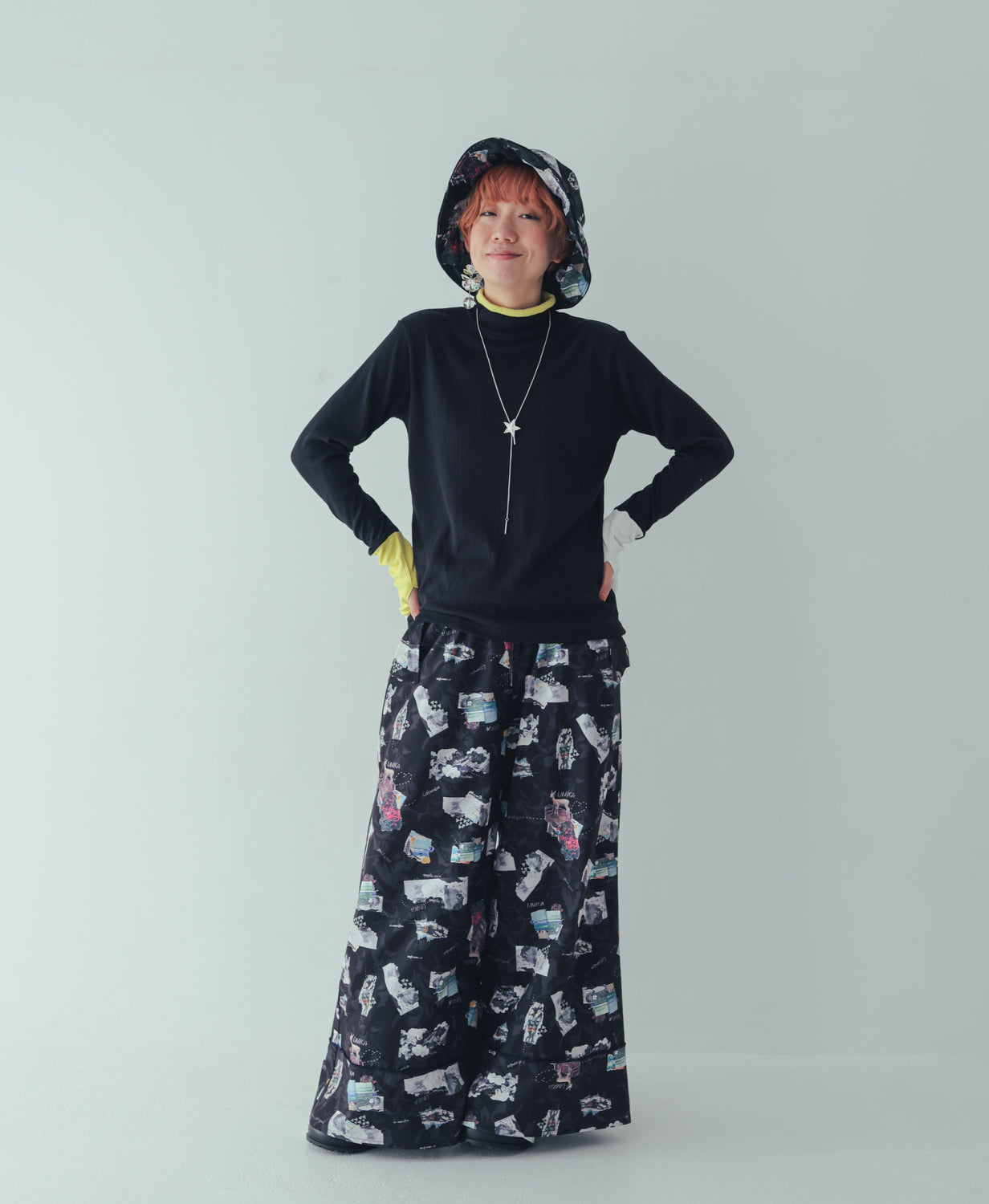 コラージュジャーニーパンツ[362-0901-2]
