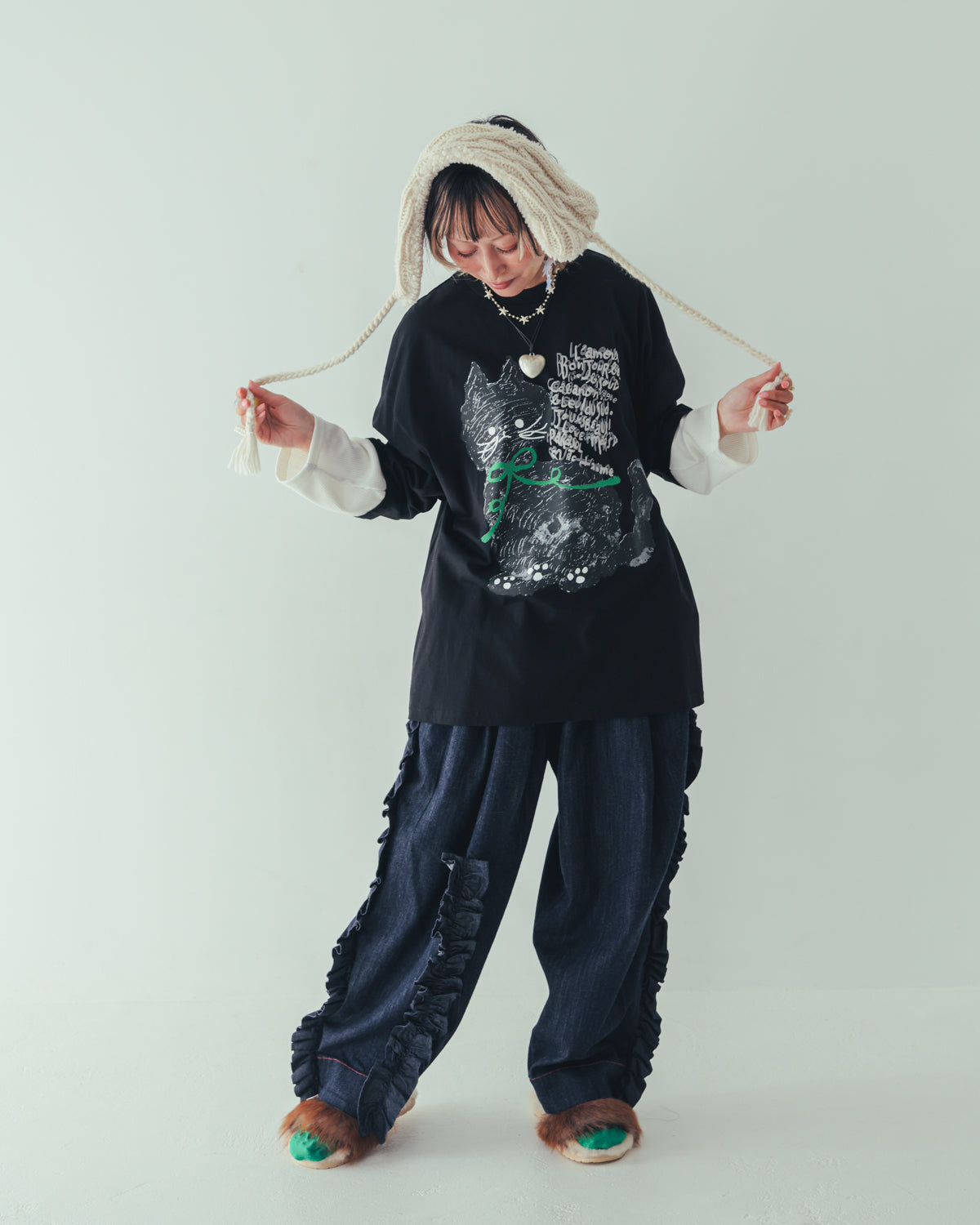 cat’sパレットカットソー[362-1413-2]