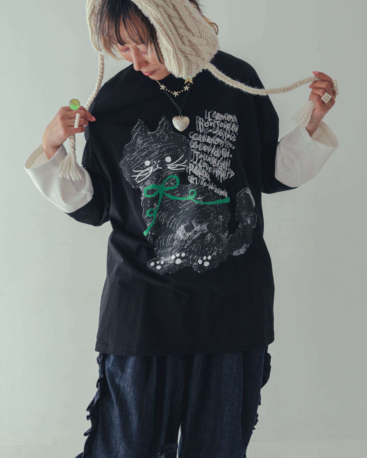 cat’sパレットカットソー[362-1413-2]