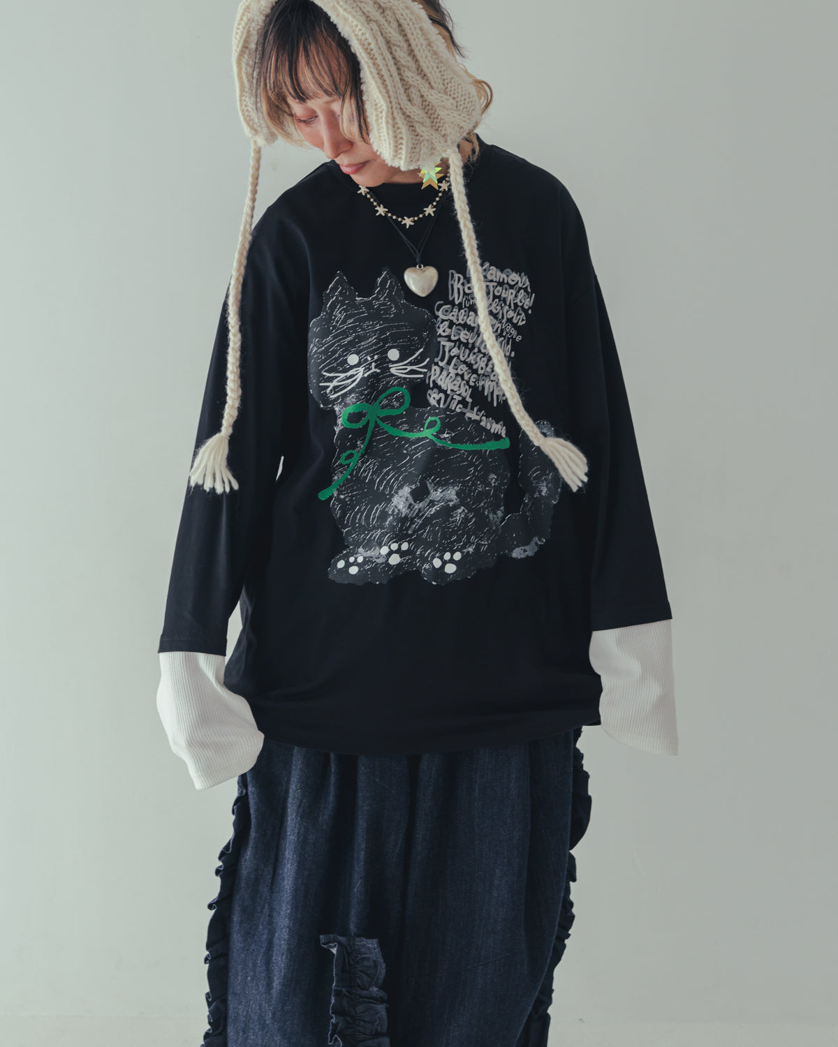 cat’sパレットカットソー[362-1413-2]