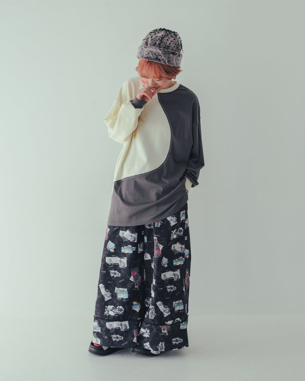 コラージュジャーニーパンツ[362-0901-2]