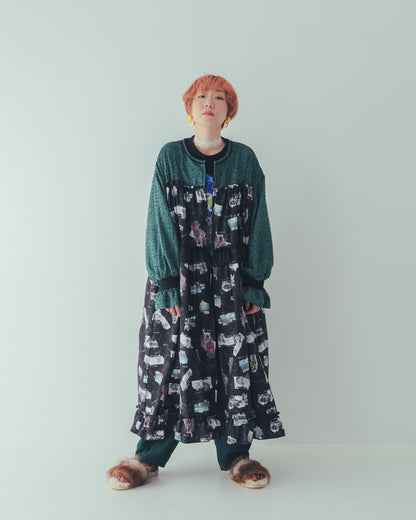 コラージュジャーニーzipワンピース[362-0102-2]