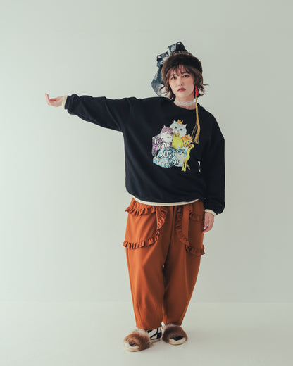 ダブルフリルサルエルパンツ[362-0903-2]