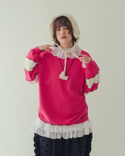 カラフルメロウステッチスウェット[362-0703-2]