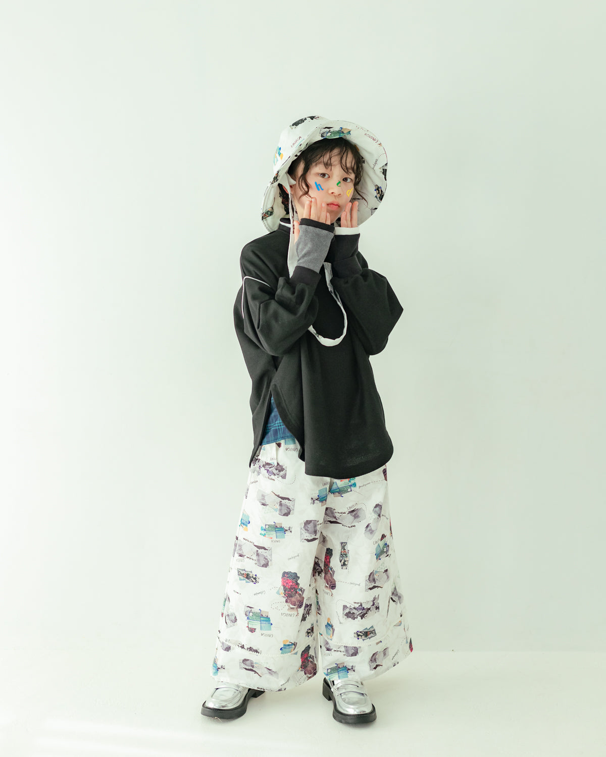 コラージュジャーニーパンツ[362-0901-1]