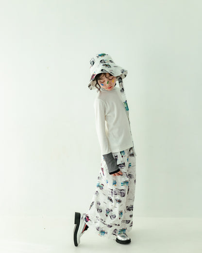 モノトーンフィンガーハイネックtee[362-1407-1]