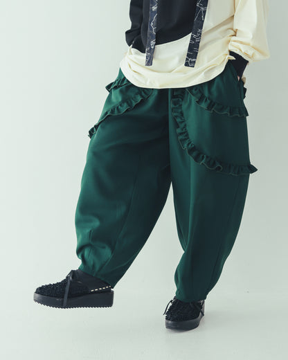 ダブルフリルサルエルパンツ[362-0903-2]