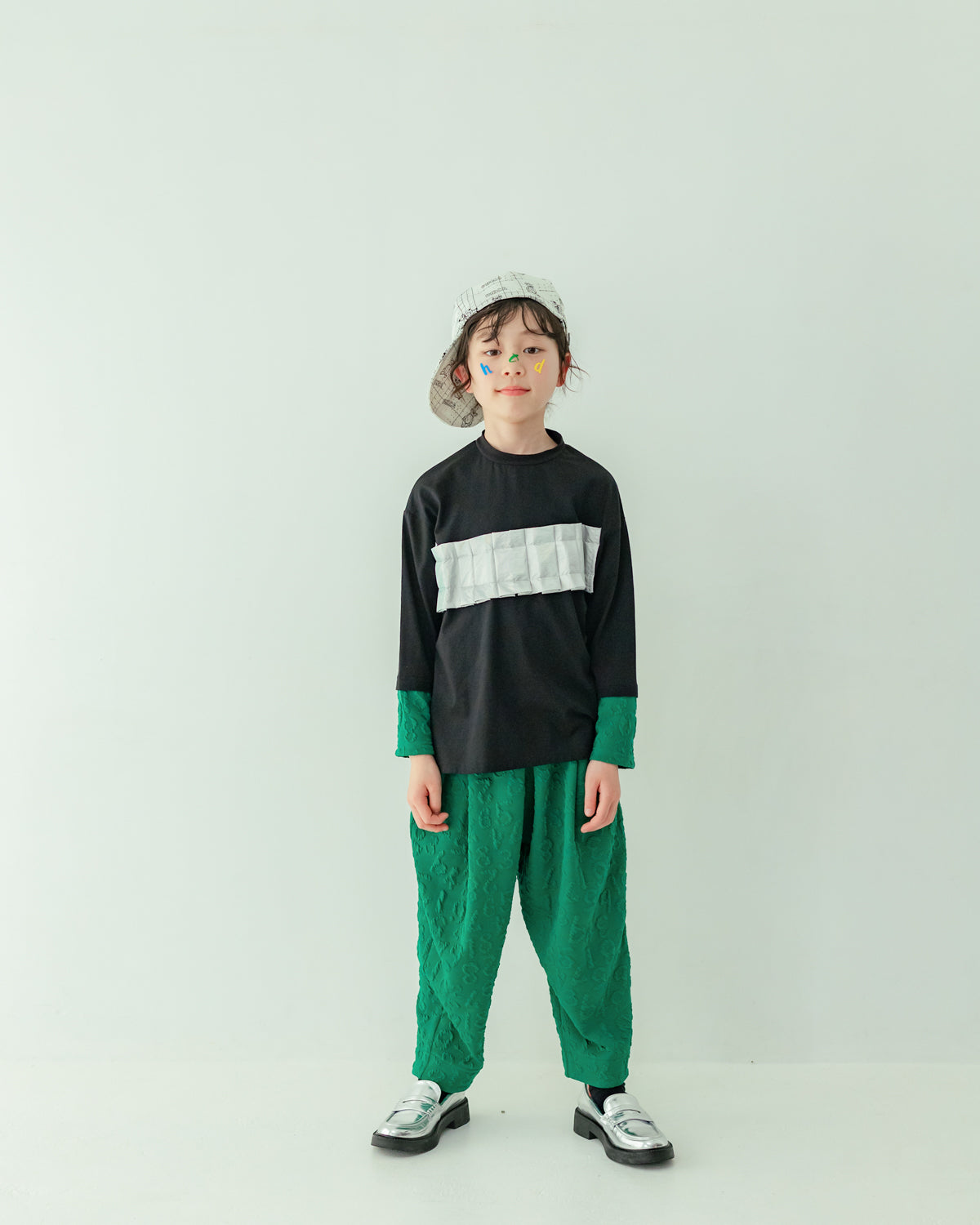 ポコポコナンバーテーパードパンツ[362-0907-1]