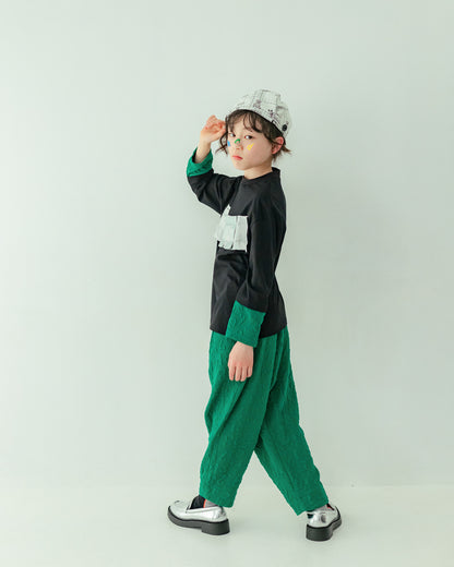 ポコポコナンバーテーパードパンツ[362-0907-1]