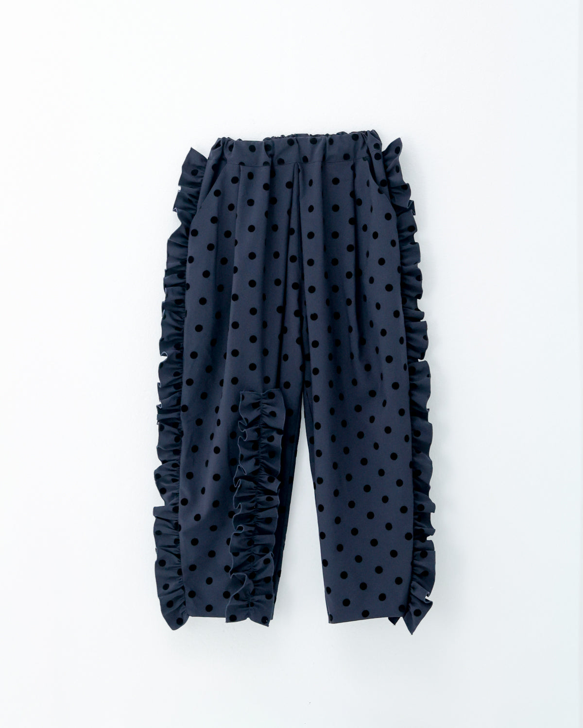 フロッキードットフリルパンツ[362-0908-2]